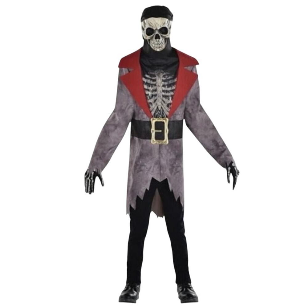 New Amscan Illusion Pirate Halloween Costume kids boys size XL 14-16